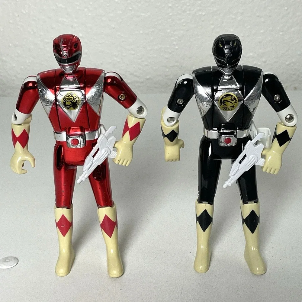 Mighty Morphin Power Rangers MMPR Action Figures Weapons Lot VINTAGE